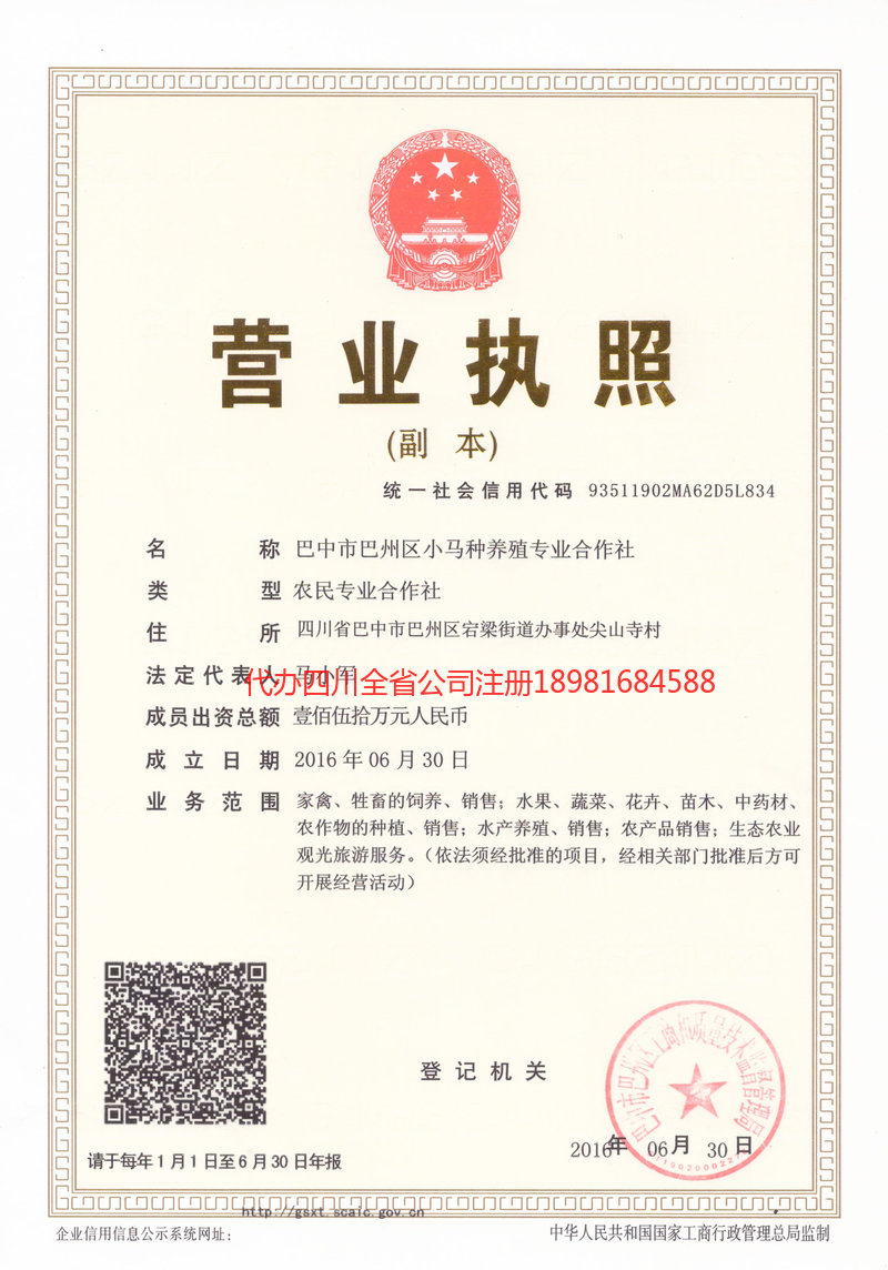 开平开平小马种养殖专业合作社